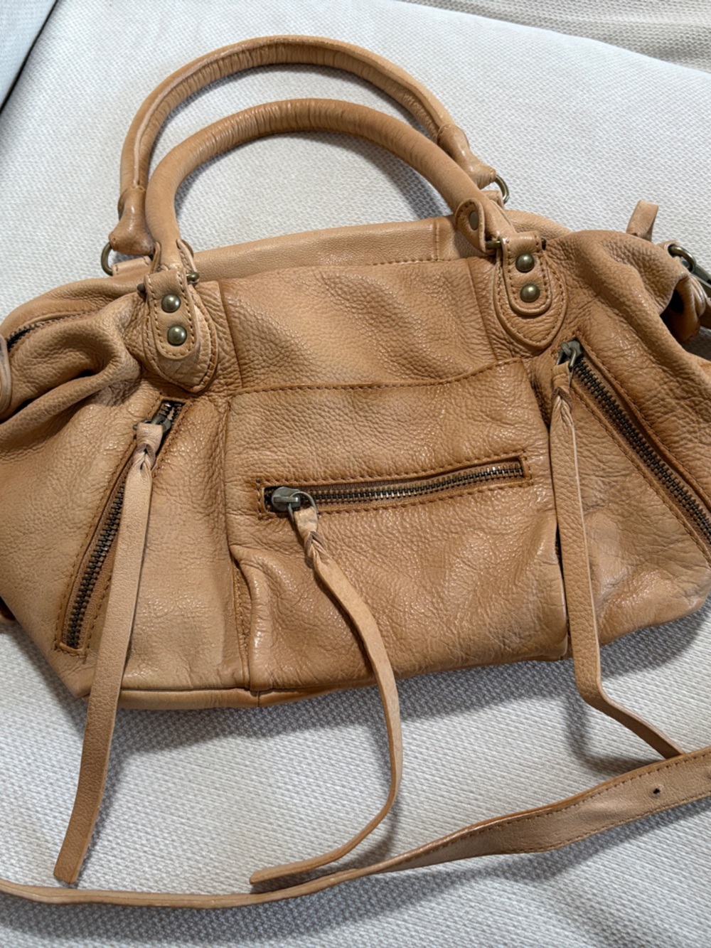 We The Free Italian Straw  Leather Shoulder Bag
Baby Emerson